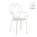 Chaise de jardin empilable style shabby chic Bizzotto Etienne Promotion