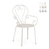 Chaise de jardin empilable style shabby chic Bizzotto Etienne Promotion