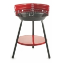 Barbecue rond à charbon en acier avec grille réglable Brava Réductions