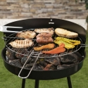 Houtskoolbarbecue met verstelbaar rooster rond Ø 38cm Grato Verkoop