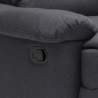 Fauteuil relax inclinable avec repose-pieds en tissu Sofia 