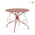 Ronde tuintafel 90cm Bizzotto Etienne voor buitengebruik Aanbieding