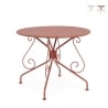 Table ronde de jardin 90 cm extérieur style Bizzotto Etienne Promotion