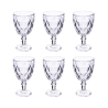 Set van 6 glazen 340 ml in transparant glas Elizabeth Aanbieding