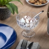 Ensemble de 6 coupes à glace 400ml en verre transparent Elizabeth Vente