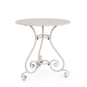 Ronde buiten tafel 70cm met 3 poten in shabby chic stijl Etienne Kosten