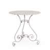 Ronde buiten tafel 70cm met 3 poten in shabby chic stijl Etienne Kosten