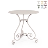 Ronde buiten tafel 70cm met 3 poten in shabby chic stijl Etienne Aanbieding
