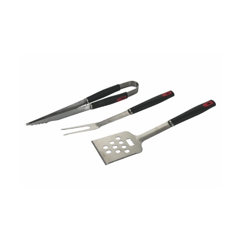 Set 3 ustensiles pour barbecue en acier inoxydable Zirka Promotion