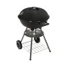 Barbecue à charbon rond en acier avec couvercle et roues Torka Catalogue