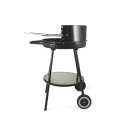 Barbecue à charbon rond Pipra avec grille Ø 48cm ajustable et roues Catalogue