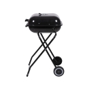 Barbecue au charbon de bois avec roues et couvercle 49x83x47cm Toska Remises