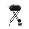 Barbecue au charbon de bois avec roues et couvercle 49x83x47cm Toska Remises
