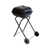 Barbecue au charbon de bois avec roues et couvercle 49x83x47cm Toska Catalogue