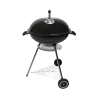 Barbecue à charbon rond grille 55cm avec couvercle et roues Ardena Offre