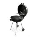 Houtskoolbarbecue rond Ø57x90cm met wielen en deksel Seara Aanbieding