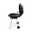 Houtskoolbarbecue rond Ø57x90cm met wielen en deksel Seara Karakteristieken