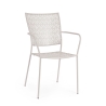 Stapelfauteuil voor de tuin met armleuningen van staal Bizzotto Lizette Kosten
