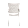 Stapelfauteuil voor de tuin met armleuningen van staal Bizzotto Lizette Aankoop