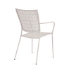 Stapelfauteuil voor de tuin met armleuningen van staal Bizzotto Lizette 