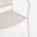 Stapelfauteuil voor de tuin met armleuningen van staal Bizzotto Lizette 
