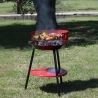 Barbecue rond à charbon en acier avec grille réglable Brava Vente