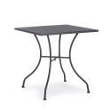 Bizzotto Kelsie vierkante buitentafel van staal 70x70x71cm Model