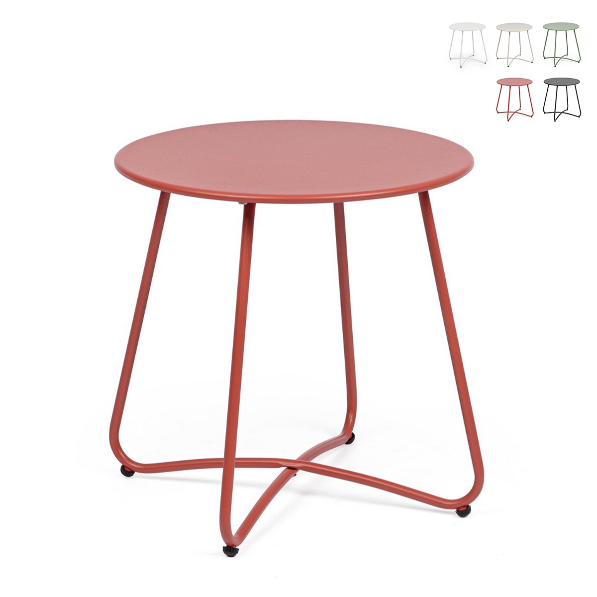 Table basse ronde d'extérieur 45cm design moderne Bizzotto Austin Réductions Table basse ronde d'extérieur 45cm design moderne Bizzotto Austin Réductions