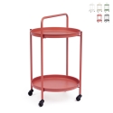 Opvouwbare serveerwagen voor buiten tuin Austin Twin Aanbieding
