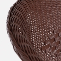 Fauteuil de jardin en rotin tressé Bizzotto Alliss 