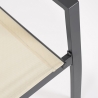 Tuinset 2 stoelen bankje bijzettafel beige Bizzotto Florida Keuze