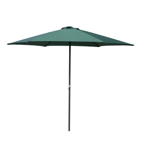 Ronde tuinparasol 3m met centrale paal en zwengelopening Cuba Aanbieding