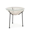 Table ronde d'extérieur Ø50cm en corde tressée Bizzotto Parker Offre