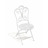 Set van tafel en 2 stoelen voor buiten van wit ijzer Provence Breakfast Catalogus