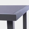 Salon de jardin 2 chaises modernes avec table 45x45cm Bizzotto Auri 