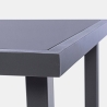 Salon de jardin 2 chaises modernes avec table 45x45cm Bizzotto Auri 
