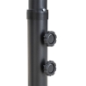 Kiso Plus 3m zweefparasol met rietlook voor de tuin Kortingen