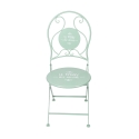 Set van tafel en 2 opvouwbare buitenstoelen groen Le Regole dell'Aperitivo Voorraad