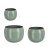 Ensemble de 3 pots ronds pour plantes et fleurs d'intérieur/extérieur Keyra Remises