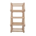 Porte-bouteilles pliable en bois de pin 53x17x38 Vintor Réductions