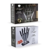 Ensemble de 5 couteaux en inox noir avec support en acrylique Nori Remises