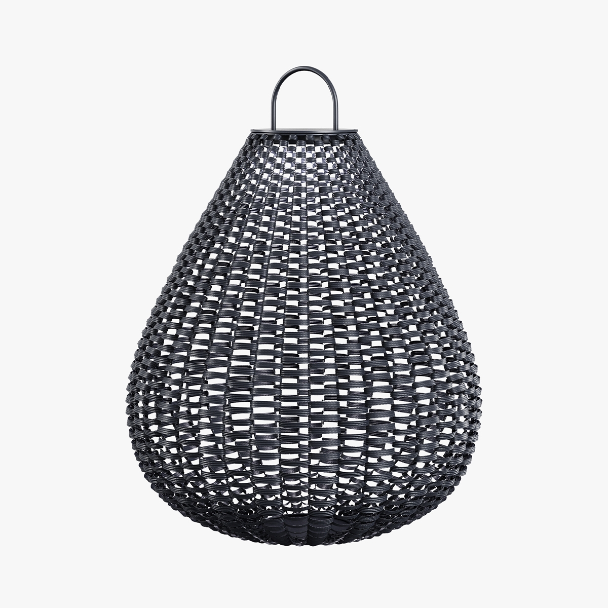 Zwarte rattan solar tuinlamp lantaarn 61x48cm Maytoni Plet Aanbieding Zwarte rattan solar tuinlamp lantaarn 61x48cm Maytoni Plet Aanbieding
