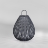 Lanterne de jardin solaire moderne en rotin noir Maytoni Plet Offre