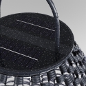 Lanterne de jardin solaire moderne en rotin noir Maytoni Plet Catalogue