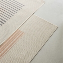 Tapis d'extérieur rectangulaire beige orange 160x230 cm Bizzotto Kino Remises