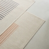 Tapis d'extérieur rectangulaire beige orange 160x230 cm Bizzotto Kino Remises