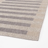 Grijs, bruin en beige polyester buiten- en binnentapijt Hada Korting