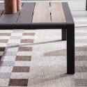 Grijs, bruin en beige polyester buiten- en binnentapijt Hada Kortingen
