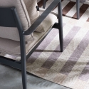 Grijs, bruin en beige polyester buiten- en binnentapijt Hada Aanbod