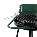Barbecue au charbon de bois avec roues et grille ronde Ø 48 cm réglable Kivra Réductions